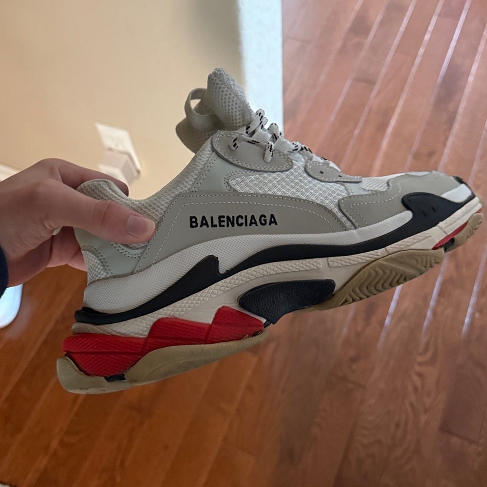 White Leather Triple S